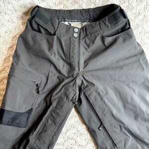 Salomon Size M‎ Women's Gray Nylon Insulated Ski Snow Trousers Pants